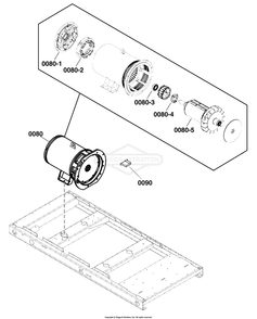 Alternator Group Diagram and Parts List for 076168-02  Briggs and Stratton Generator